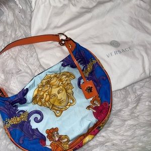 PRINT HOBO BAG VERSACE